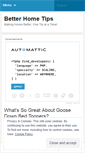 Mobile Screenshot of betterhometips.wordpress.com