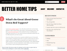 Tablet Screenshot of betterhometips.wordpress.com