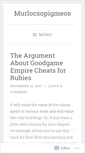 Mobile Screenshot of murlocsopigmeos.wordpress.com