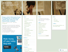 Tablet Screenshot of dancecambodia.wordpress.com