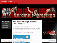 Tablet Screenshot of northcentralcollegewrestling.wordpress.com