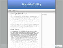 Tablet Screenshot of jimsmind.wordpress.com