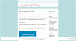 Desktop Screenshot of happybody.wordpress.com