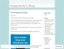 Tablet Screenshot of happybody.wordpress.com