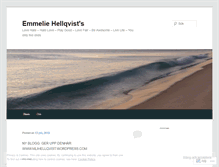 Tablet Screenshot of emmeliehellqvist.wordpress.com