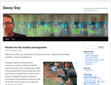 Tablet Screenshot of gassyguy.wordpress.com