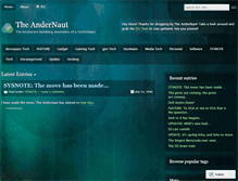 Tablet Screenshot of andernaut.wordpress.com