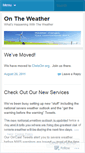 Mobile Screenshot of ontheweather.wordpress.com