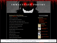 Tablet Screenshot of immaculatepoetry.wordpress.com