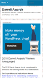 Mobile Screenshot of darrellawards.wordpress.com