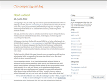 Tablet Screenshot of carcomparing.wordpress.com