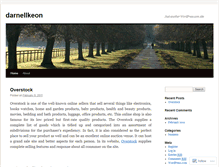 Tablet Screenshot of darnellkeon.wordpress.com