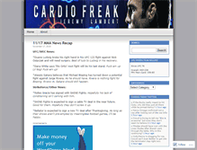 Tablet Screenshot of cardiofreakmma.wordpress.com