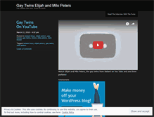 Tablet Screenshot of gaytwins.wordpress.com