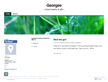 Tablet Screenshot of mygeorgee.wordpress.com