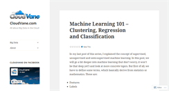 Desktop Screenshot of cloudvane.wordpress.com