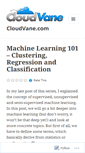 Mobile Screenshot of cloudvane.wordpress.com