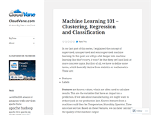 Tablet Screenshot of cloudvane.wordpress.com