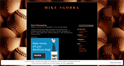 Desktop Screenshot of mikesgobba.wordpress.com