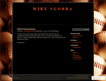 Tablet Screenshot of mikesgobba.wordpress.com