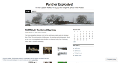 Desktop Screenshot of pantherexplosive.wordpress.com