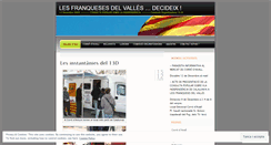 Desktop Screenshot of lesfranquesesdecideix.wordpress.com