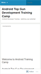 Mobile Screenshot of androiddevcamp.wordpress.com