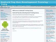Tablet Screenshot of androiddevcamp.wordpress.com