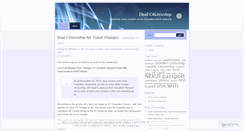 Desktop Screenshot of dualcitizen.wordpress.com