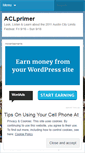 Mobile Screenshot of aclprimer.wordpress.com