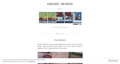 Desktop Screenshot of omaticdesign.wordpress.com