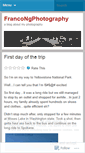 Mobile Screenshot of francongphotography.wordpress.com