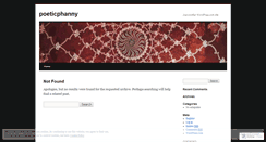 Desktop Screenshot of poeticphanny.wordpress.com