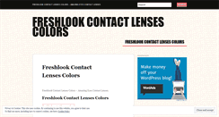 Desktop Screenshot of freshlookcontactlensescolorsexo.wordpress.com