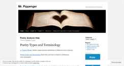 Desktop Screenshot of mrpippenger.wordpress.com