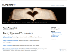 Tablet Screenshot of mrpippenger.wordpress.com