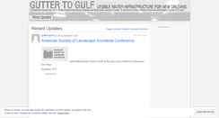 Desktop Screenshot of guttertogulf.wordpress.com