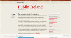 Desktop Screenshot of dublininireland.wordpress.com