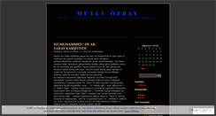 Desktop Screenshot of mutluozbay.wordpress.com