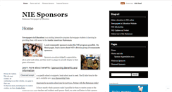 Desktop Screenshot of niesponsors.wordpress.com