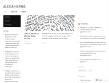 Tablet Screenshot of alexiaherms.wordpress.com