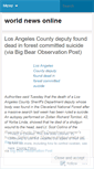 Mobile Screenshot of onlinenewsworld1.wordpress.com