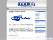 Tablet Screenshot of maxhuber.wordpress.com