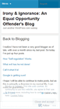 Mobile Screenshot of ironyandignorance.wordpress.com