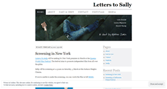 Desktop Screenshot of letterstosally.wordpress.com