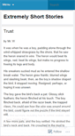 Mobile Screenshot of extremelyshortstories.wordpress.com