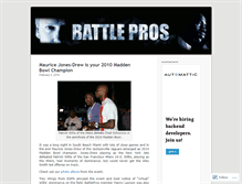 Tablet Screenshot of battlepros.wordpress.com