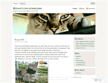 Tablet Screenshot of incatdreams.wordpress.com