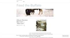 Desktop Screenshot of feedthebuffalo.wordpress.com