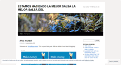 Desktop Screenshot of eldurodelasalsa07.wordpress.com